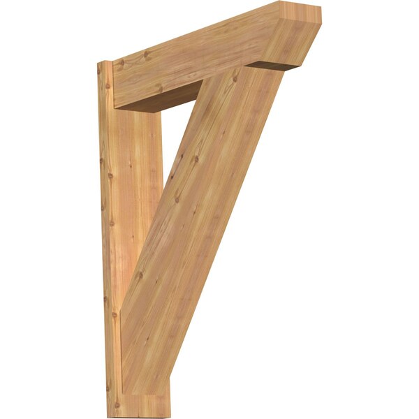 Ekena Millwork Traditional Slat Smooth Outlooker, Western Red Cedar, 7 1/2"W x 32"D x 40"H OUT08X32X40TRA06SWR - main
